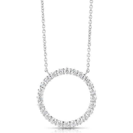 Clearly Flawless Diamond Circle Pendant (.50ctw)