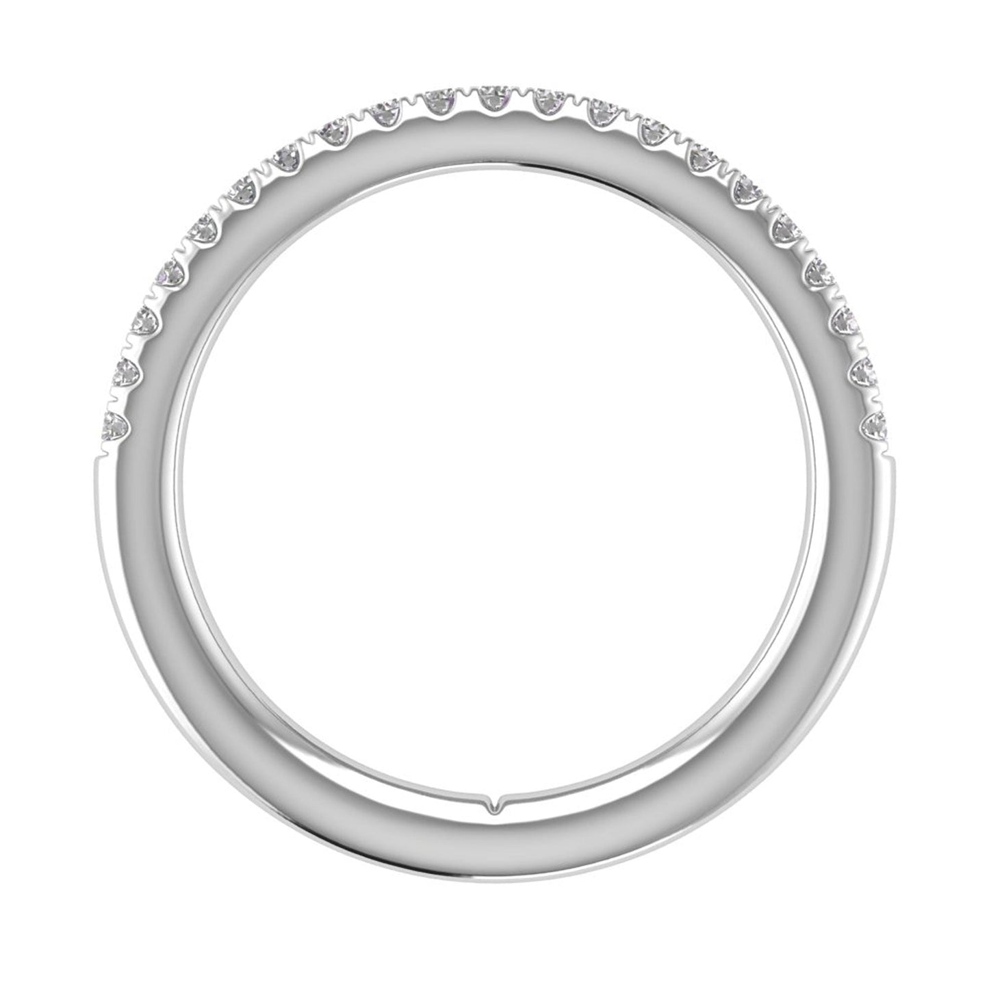 Signature Petite Pave Wedding Ring (.25ctw)