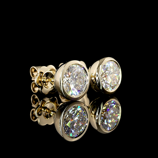 14K Yellow Gold Lab-Grown Diamond