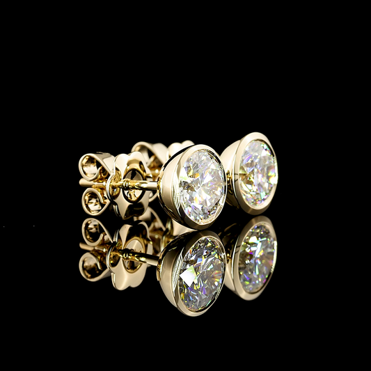 14K Yellow Gold Lab-Grown Diamond