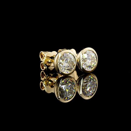 14K Yellow Gold Lab-Grown Diamond