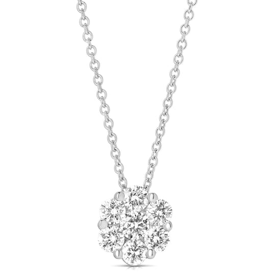 Flower Cluster Pendant (.50ctw)