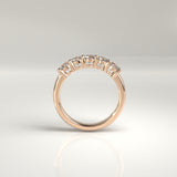 Mira Five-Stone Round Diamond Band