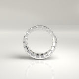 Zoey Emerald-Cut Diamond Band