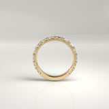 Adeline Emerald-Cut Diamond Band