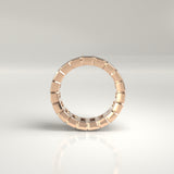 Zoey Emerald-Cut Diamond Band