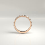 Adeline Emerald-Cut Diamond Band