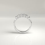 Mira Five-Stone Emerald-Cut Diamond Band