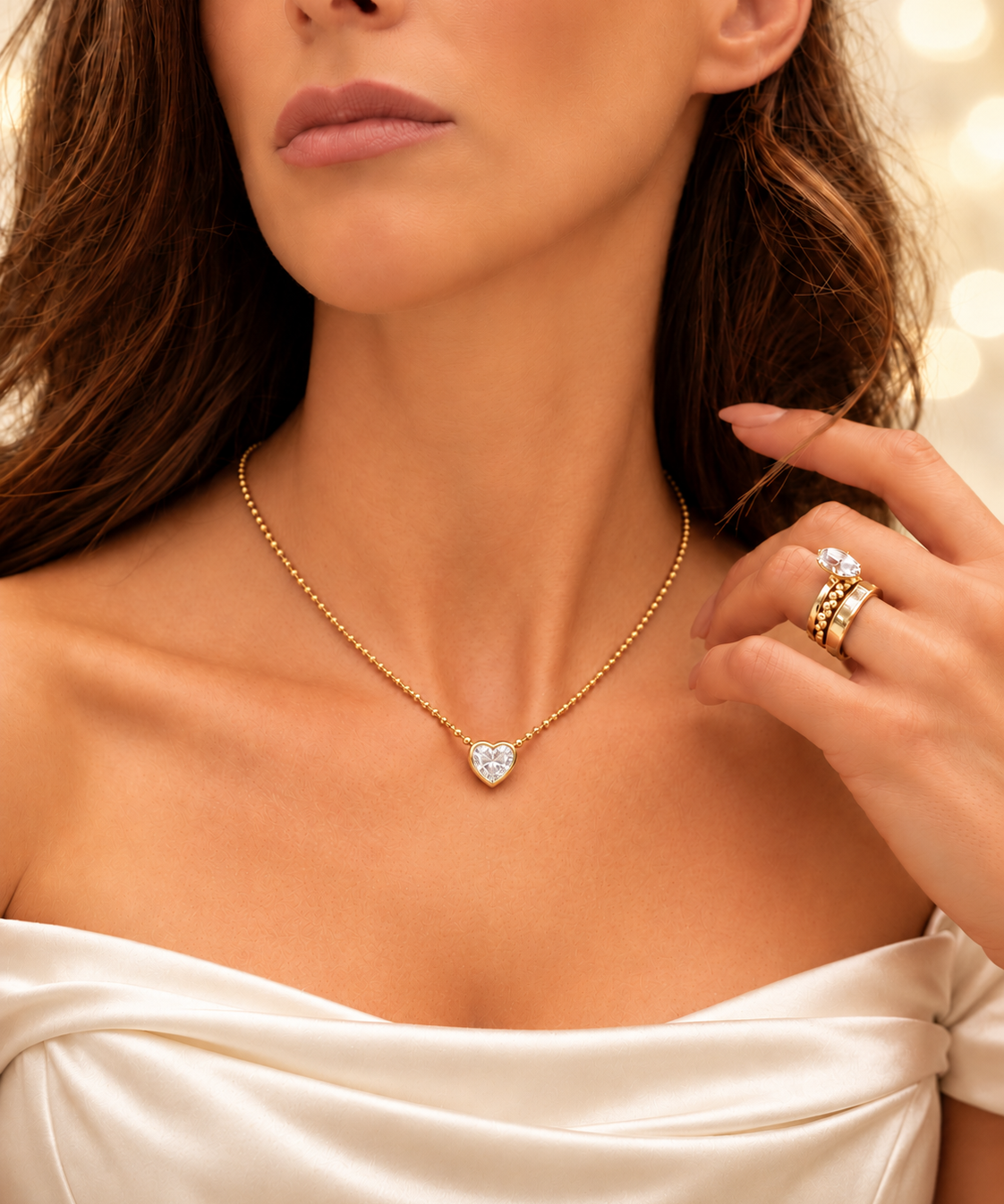Heart Bezel Pendant