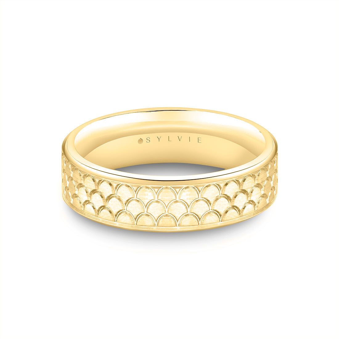 Heritage Engraved Men's Band - Ivan