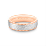 Heritage Two Tone Brushed Men's Band - Anthony