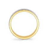 Heritage Two Tone Brushed Men's Band - Anthony