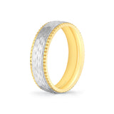 Heritage Two Tone Brushed Men's Band - Anthony