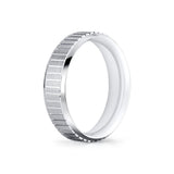 Heritage Brushed Ridged Men's Band - Jude