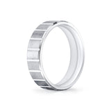 Heritage Brushed Ridged Men's Band - Indy