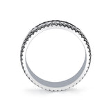 Heritage Engraved Diamond Men's Band - Keaton