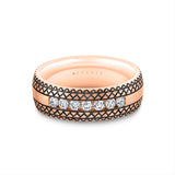 Heritage Engraved Diamond Men's Band - Keaton