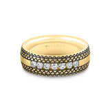 Heritage Engraved Diamond Men's Band - Keaton