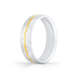 Heritage Classic Two Tone Brushed Men's Band - Jevin