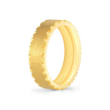 Fluted Shell Brushed Men's Band - Zane