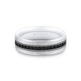 Heritage Two Tone Brushed Diamond Men's Band - Orson