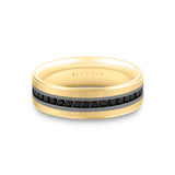 Heritage Two Tone Brushed Diamond Men's Band - Orson