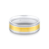 Heritage Two Tone Brushed Men's Band - Sullivan