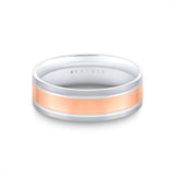Heritage Two Tone Brushed Men's Band - Sullivan