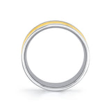 Heritage Two Tone Brushed Men's Band - Sullivan