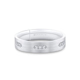 Legacy Brushed Diamond Men's Band - Milo