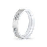 Legacy Brushed Diamond Men's Band - Milo