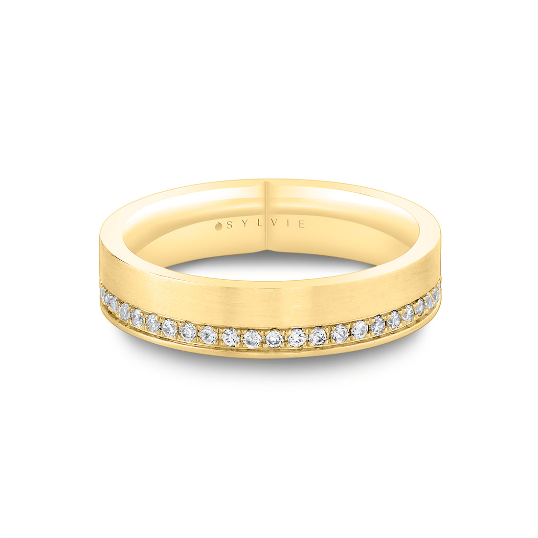 Legacy Brushed Diamond Men's Band - Ryder
