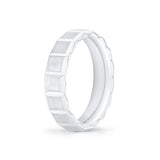 Heritage Brushed Two Tone Men's Band - Kingston