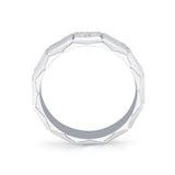 Fluted Shell Geometric Brushed Men's Band - Charles