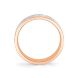 Heritage Two Tone Brushed Diamond Men's Band - Tristan