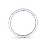 Heritage Geometric Shell Polished Men's Band - Christian