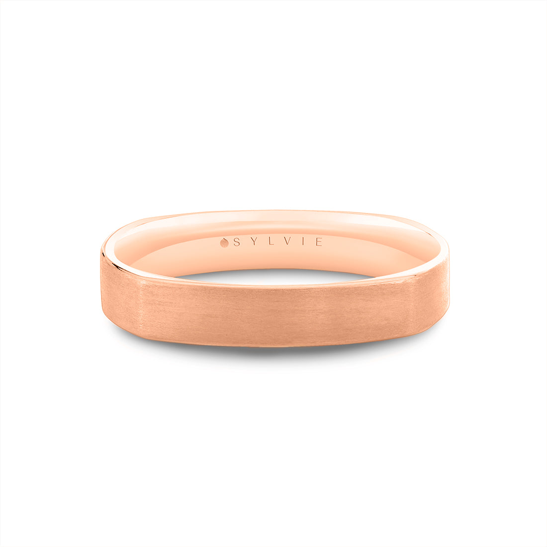 Heritage Brushed Squared Men's Band - Adam