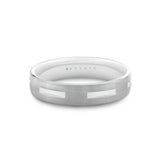 Heritage Brushed Grooved Men's Band - Luka