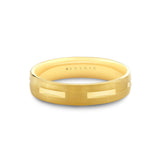 Heritage Brushed Grooved Men's Band - Luka