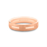 Heritage Brushed Grooved Men's Band - Luka