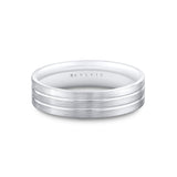 Heritage Brushed Grooved Men's Band - Declan