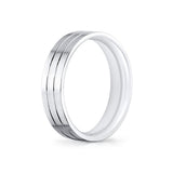 Heritage Brushed Grooved Men's Band - Declan