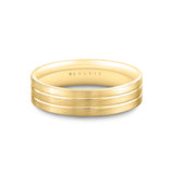 Heritage Brushed Grooved Men's Band - Declan