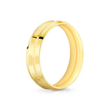 Heritage Contoured Polished Men's Band - Emmett
