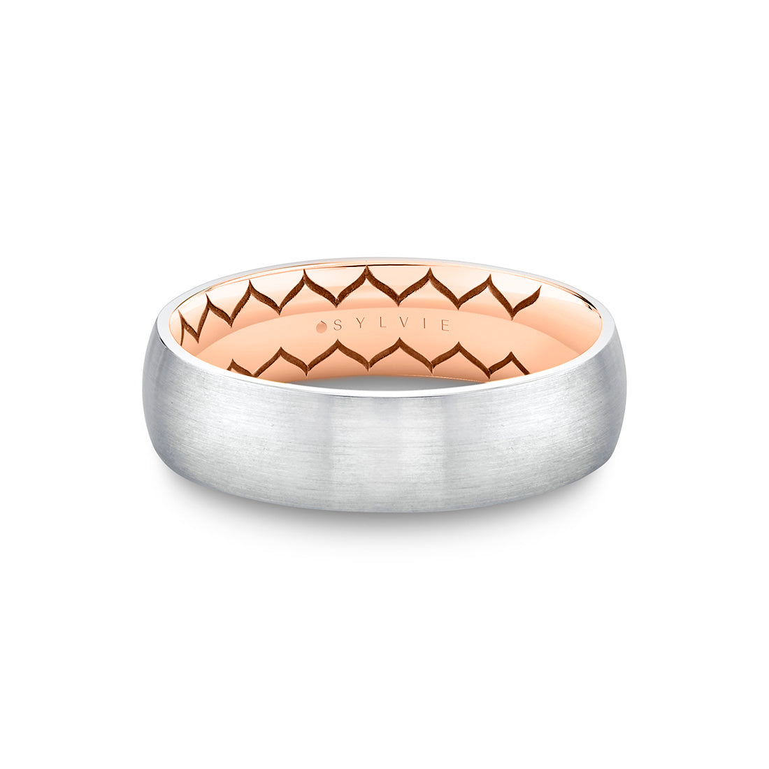 Shell Ascend Two Tone Brushed Men's Band - Noel