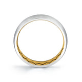 Shell Ascend Two Tone Brushed Men's Band - Noel