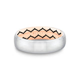 Shell Ascend Two Tone Brushed Men's Band - Oliver