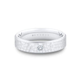 Shell Ascend Hammered Diamond Men's Band - Nicolas