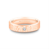 Shell Ascend Hammered Diamond Men's Band - Nicolas