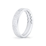 Shell Ascend Hammered Diamond Men's Band - Nicolas